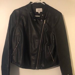 American Eagle Black Leather Jacket
